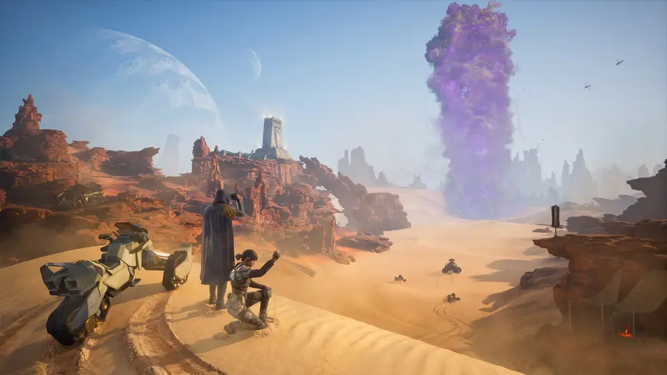 Dune: Awakening oyun içi görüntüsü