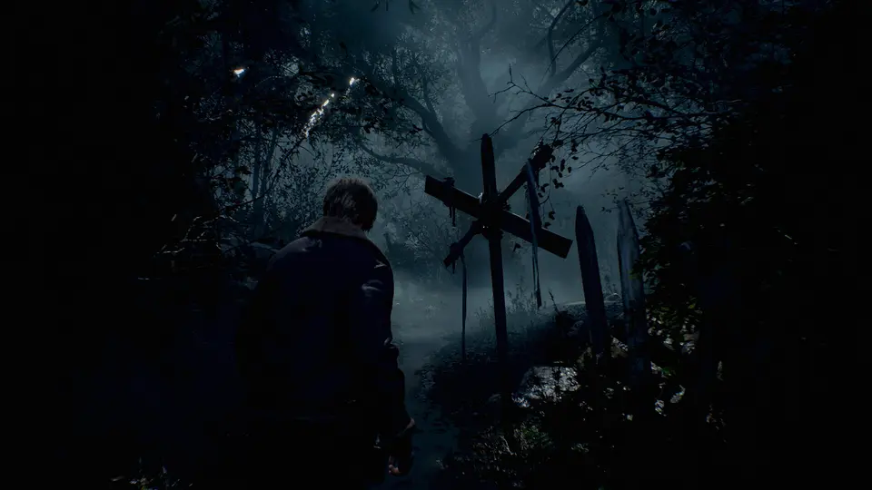 Resident Evil 4 oyun içi görüntüsü