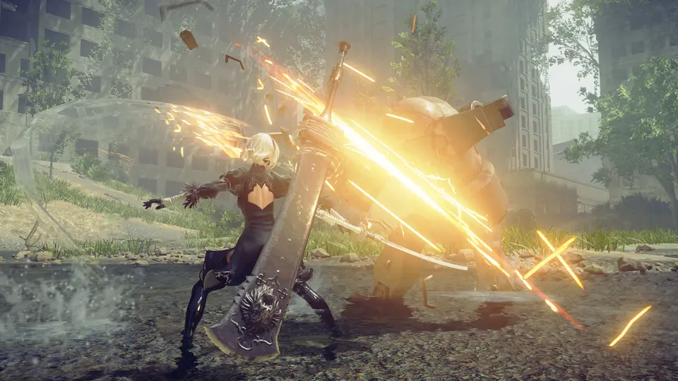 NIER:AUTOMATA oyun içi görüntüsü