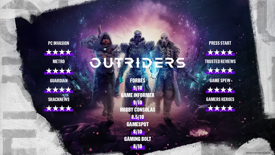 OUTRIDERS oyun içi görüntüsü